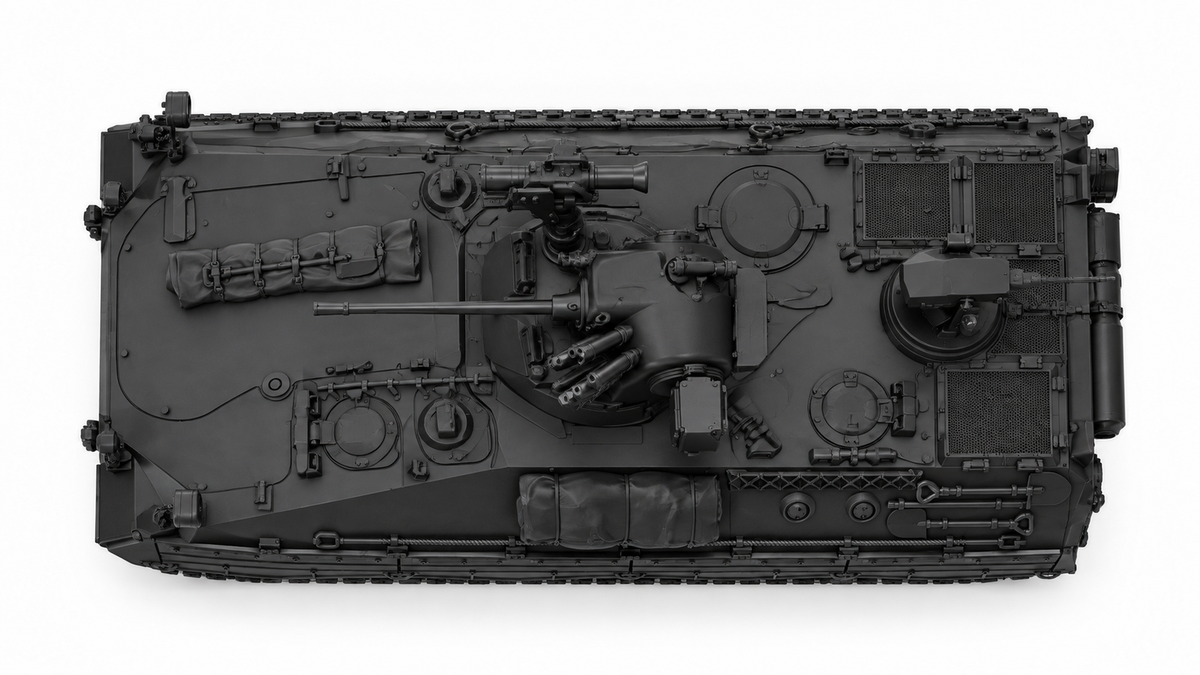 SSMODEL 1/72 1/144 Multi Scale Marder 1A1 Germany Cold war Tank MODEL TSS0672 — detail view 5