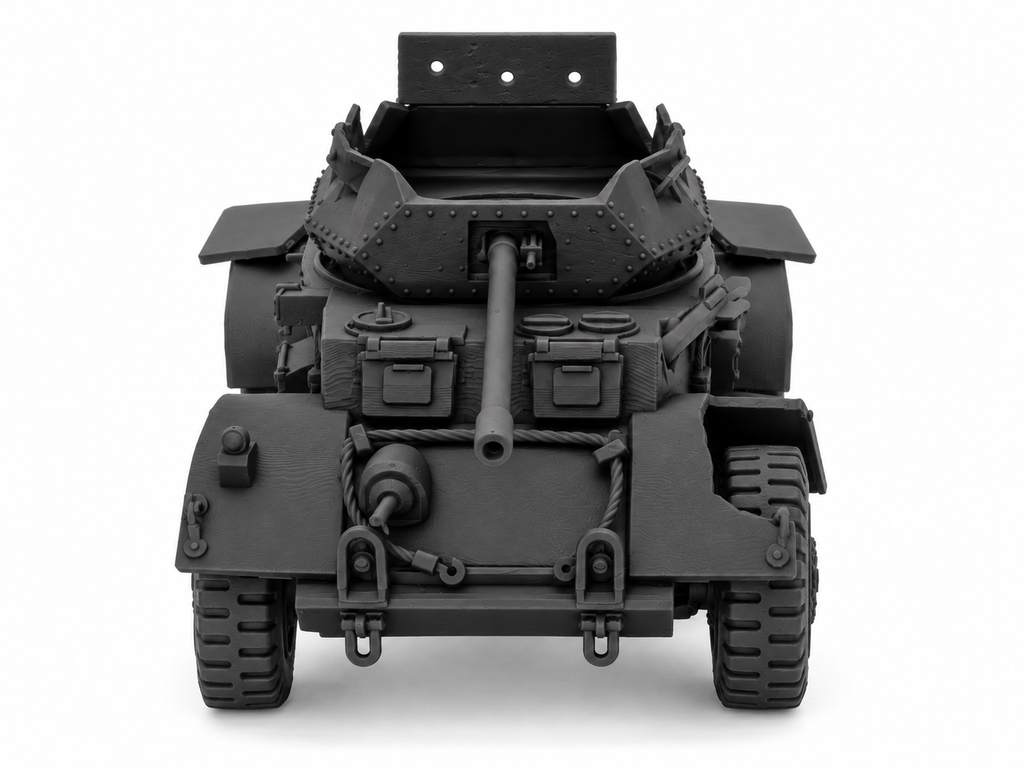SSMODEL 1/72 1/144 Multi Scale Destroyed Armored Staghound Mk.III MODEL TSS1180