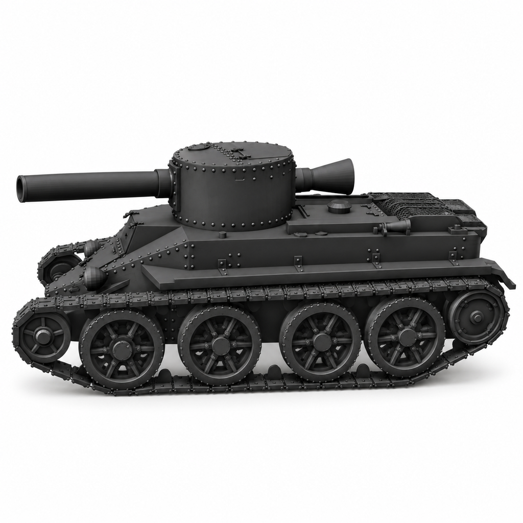 SSMODEL1/72 1/144 Multi Scale BT-2-203 Tank Resin Model Kit TSS0579