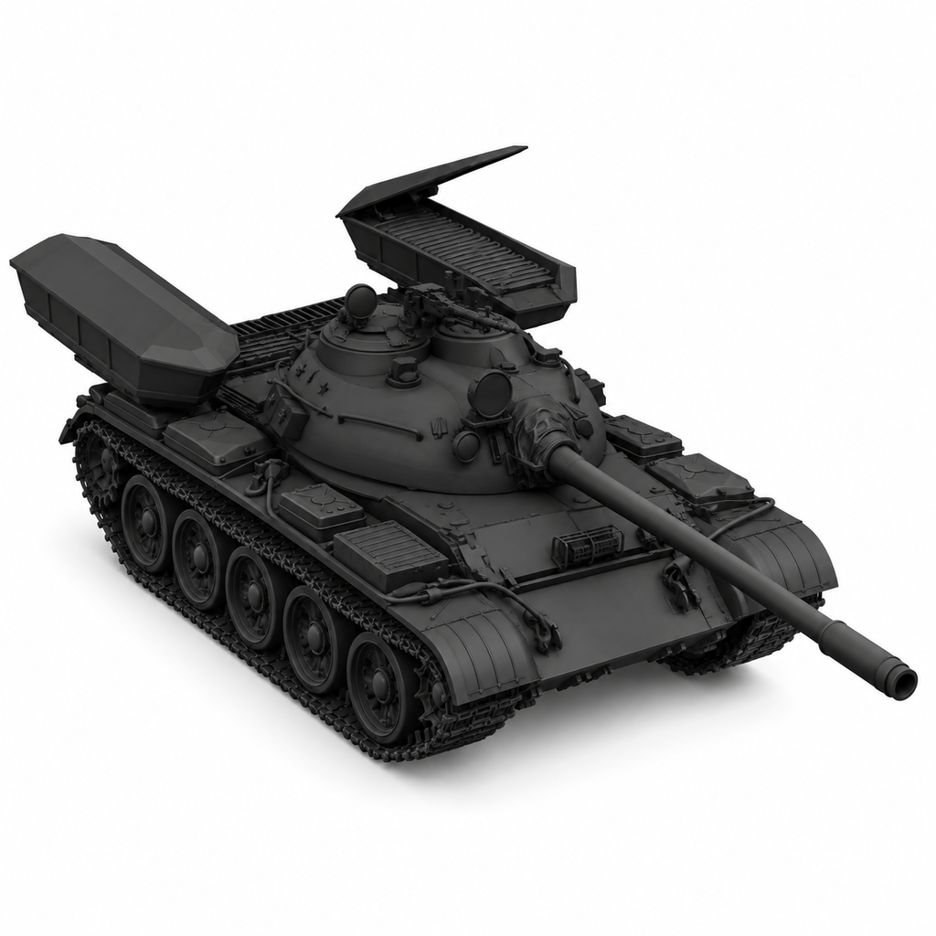SSMODEL 1/72 1/144 Multi Scale  T-55 PW-LWD Polish Tank MODEL kit TSS0389