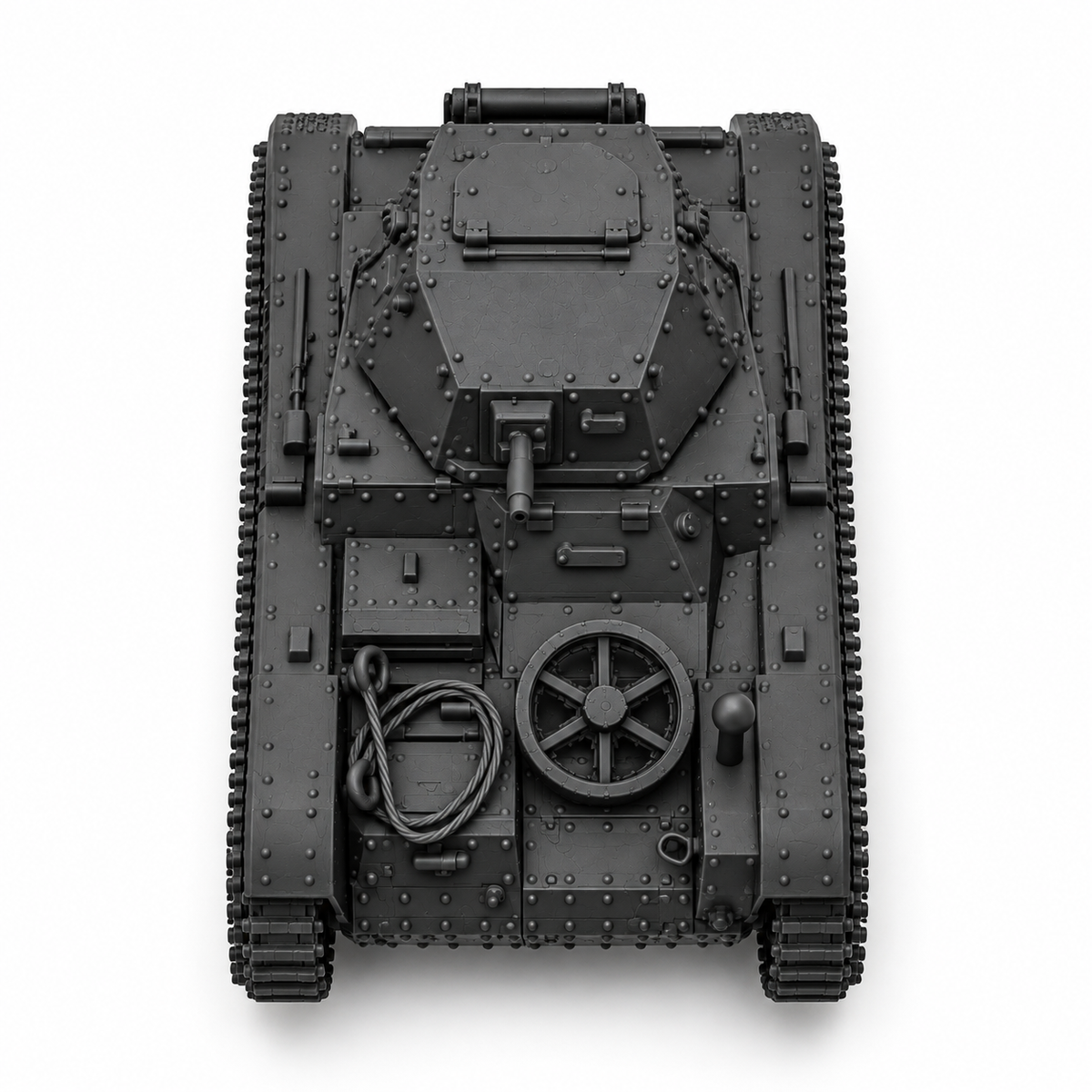 SSMODEL 1/72 1/144 Renault AMR-33 Renault VM France Tank Resin Model Kit TSS0920 — detail view 5