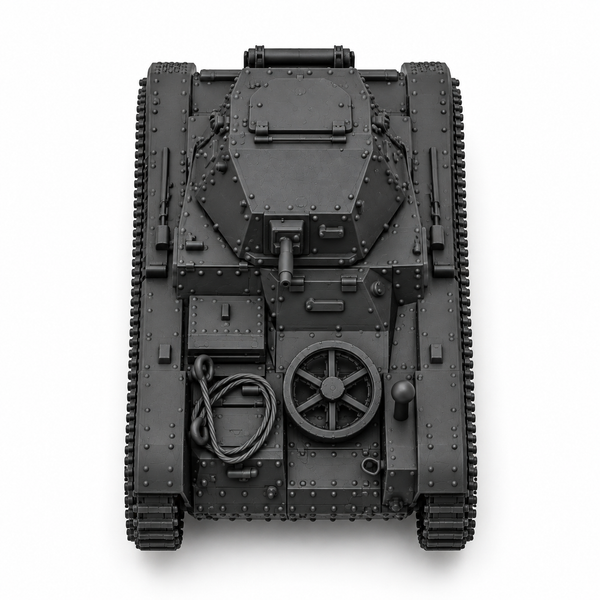 SSMODEL 1/72 1/144 Renault AMR-33 Renault VM France Tank Resin Model Kit TSS0920