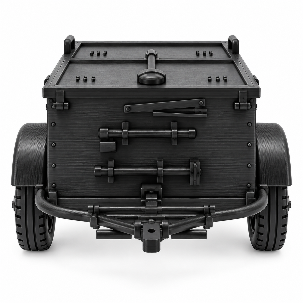 SSMODEL 1/72 1/144 WWII German Sd.Ah.51 Ammunition Trailer Resin Model TSS1099 — detail view 3