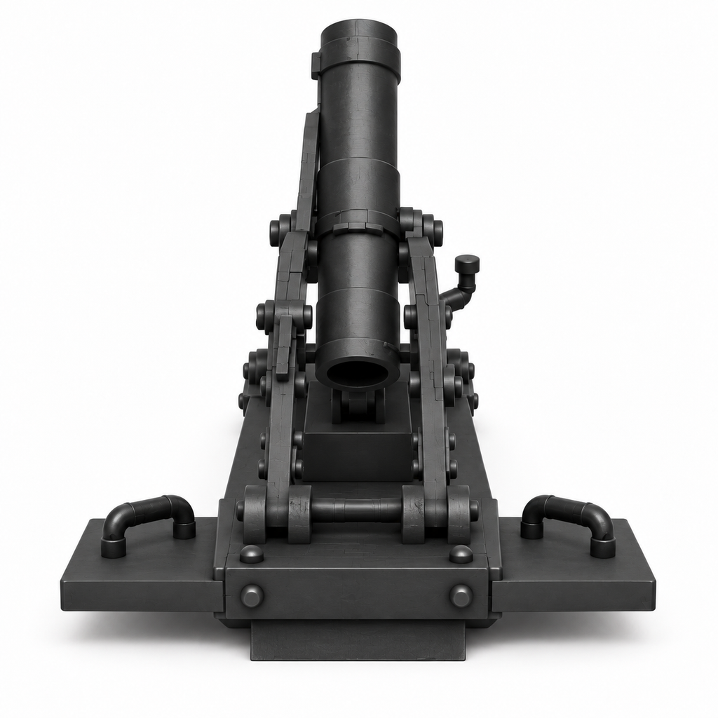 SSMODEL 1/72 1/144 Multi Scale 9cm G.R. Mortar Resin Scale Model Kit TSS0428