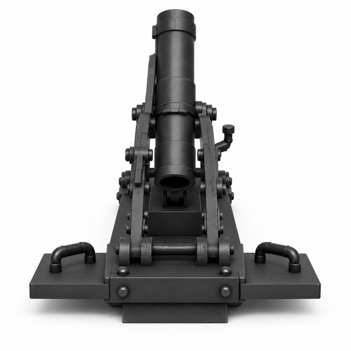 SSMODEL 1/72 1/144 Multi Scale 9cm G.R. Mortar Resin Scale Model Kit TSS0428 — detail view 5