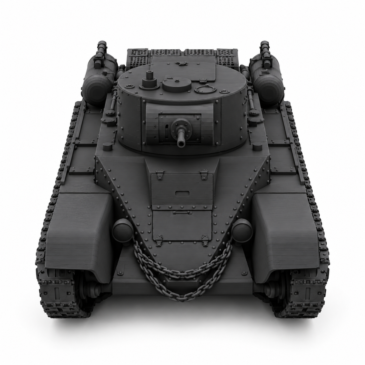 SSMODEL 1/72 1/144 Multi Scale KhBT-5 Soviet chemical tank Resin Model TSS0150 — detail view 2