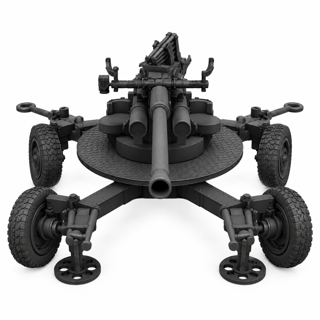 SSMODEL 1/72 1/144 Multi Scale Hungarian Bofors 40mm Resin MODEL KIT TSS0445