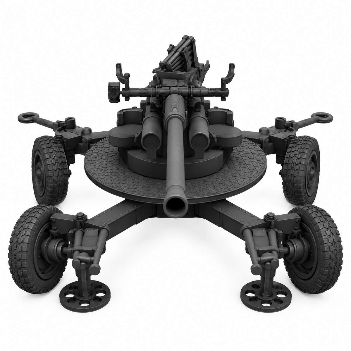 SSMODEL 1/72 1/144 Multi Scale Hungarian Bofors 40mm Resin MODEL KIT TSS0445 — detail view 2