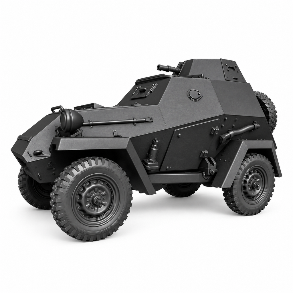 SSMODEL 1/72 1/144 WWII Soviet BA-64B Armored Scout Car Resin Model Kit TSS1225