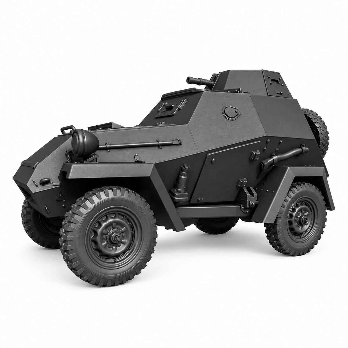 SSMODEL 1/72 1/144 WWII Soviet BA-64B Armored Scout Car Resin Model Kit TSS1225 — scale model kit