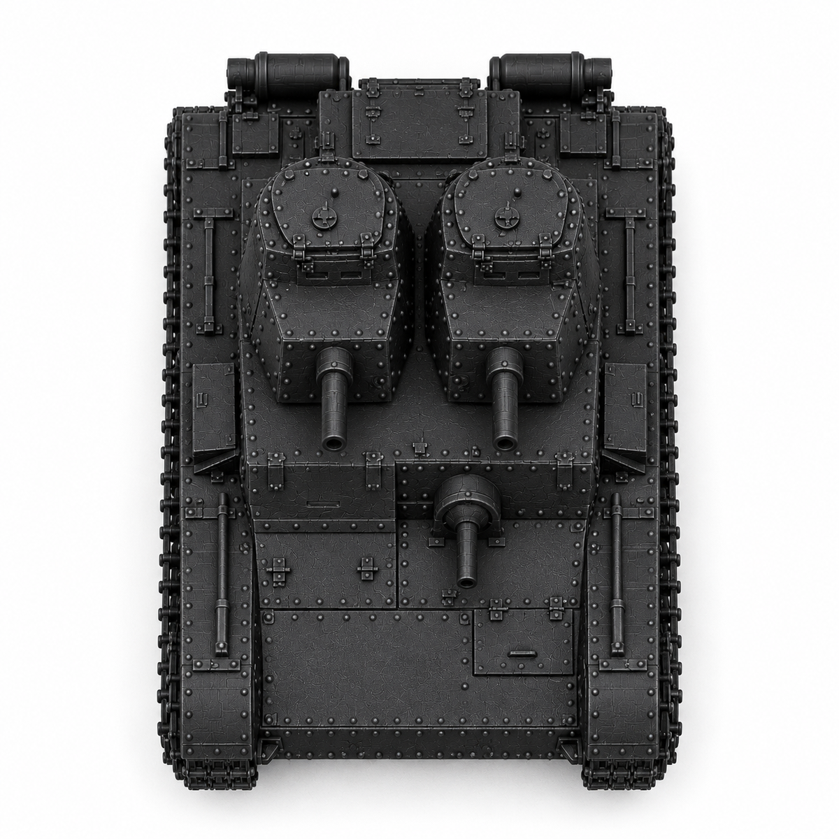 SSMODEL 1/72 1/144 Multi Scale T-26 mod. 1931 tank Resin Model Kit TSS0088 — detail view 5