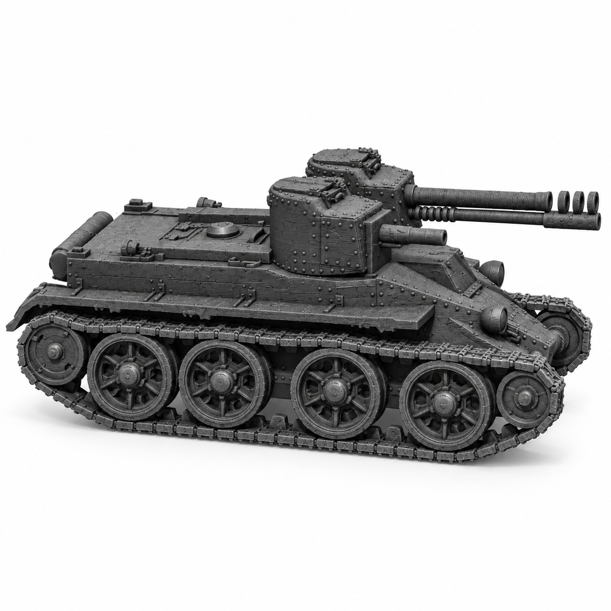SSMODEL 1/72 1/144 Multi Scale BT-4-76 Soviet Fictional Tank MODEL kit TSS0488 — detail view 2
