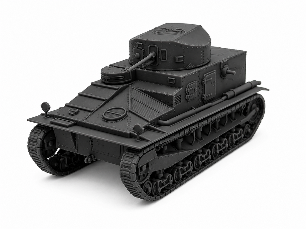 SSMODEL 1/72 1/144 Multi Scale Vickers Medium Tank Mk.I UK Tank MODEL TSS1168