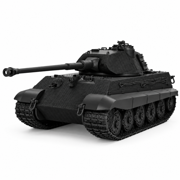 SSMODEL 1/72 1/144 Tiger II Ausf.B Zimmerit P turret Resin MODEL KIT TSS0989