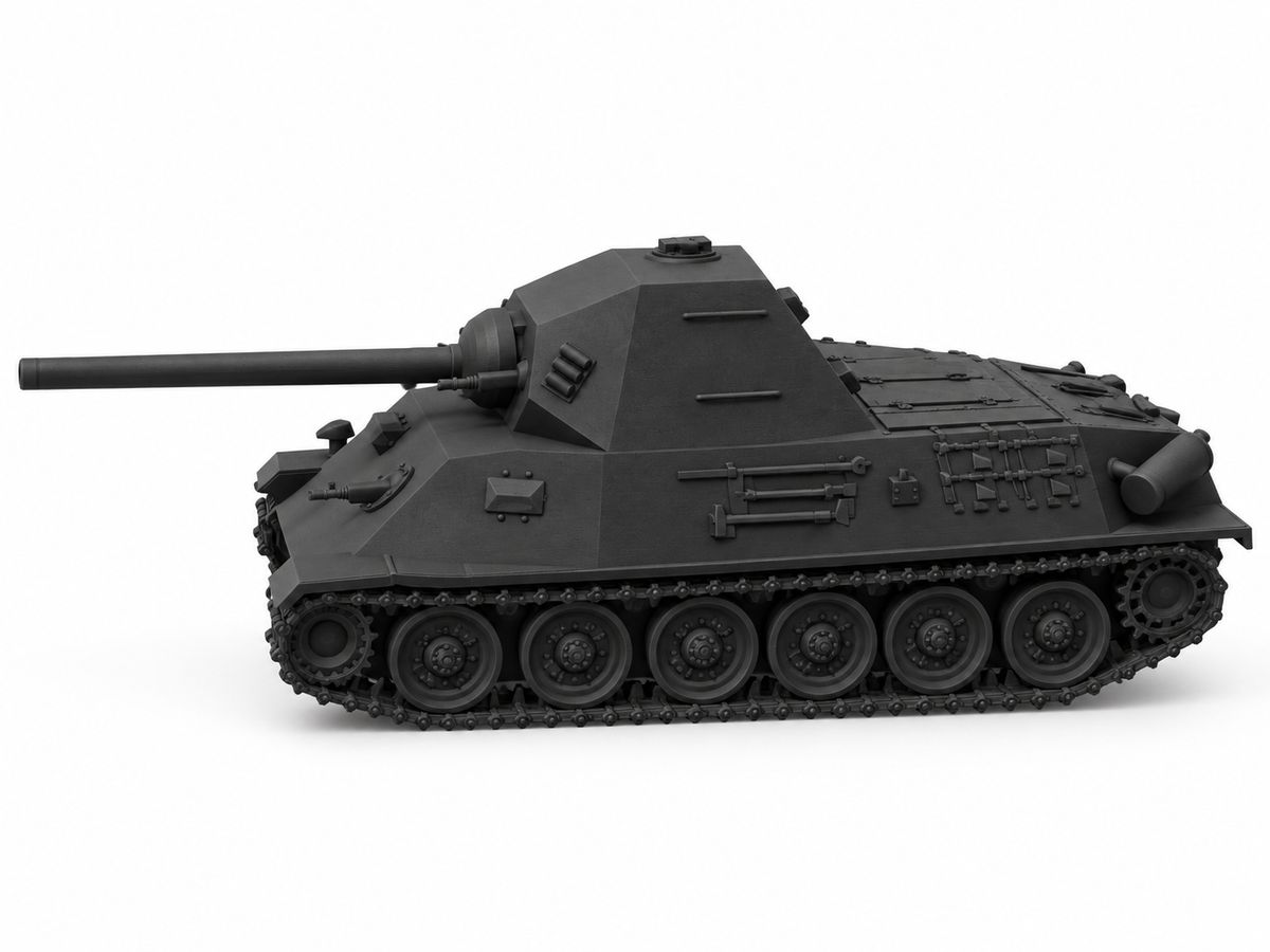 SSMODEL 1/72 1/144 Multi Scale T-25 tank Resin Model Kit TSS0275 — detail view 2