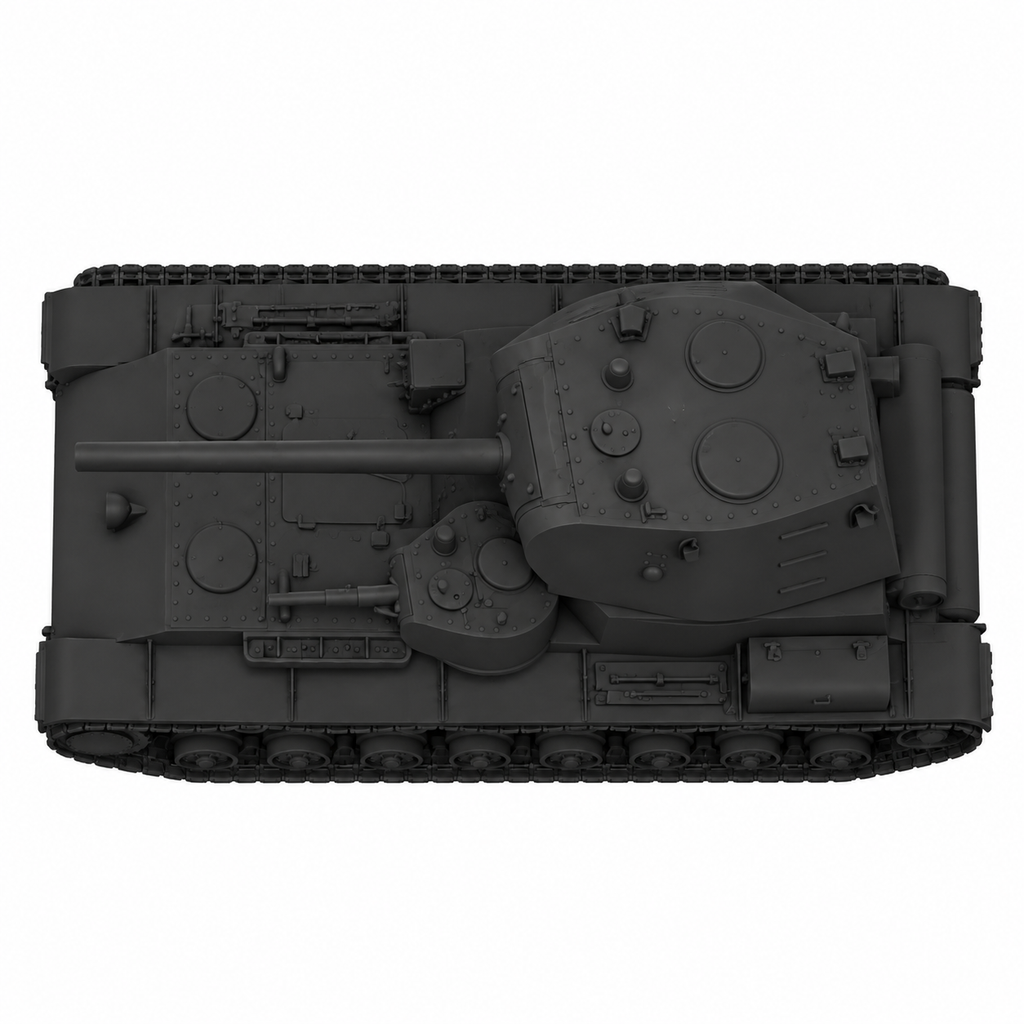 SSMODEL 1/72 1/144 Multi Scale KV-4 V tank Resin Model Kit TSS0091