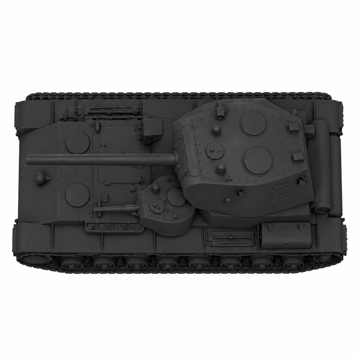 SSMODEL 1/72 1/144 Multi Scale KV-4 V tank Resin Model Kit TSS0091 — detail view 5