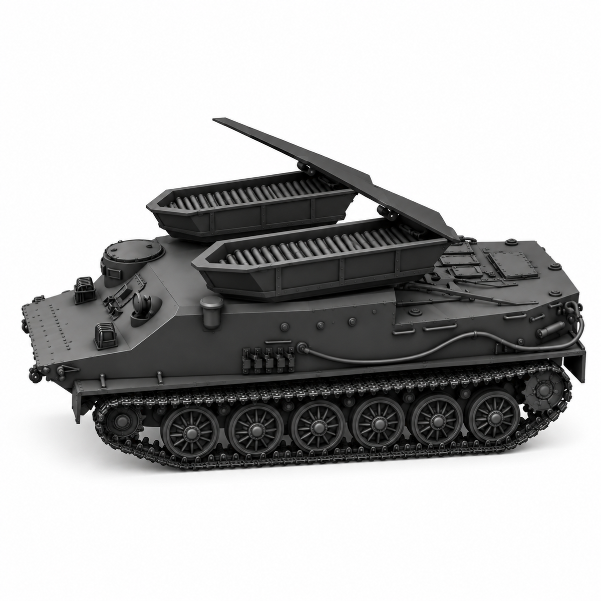 SSMODEL 1/72 1/144 Multi Scale  SWP-50 MRF East German Tank Resin MODEL TSS0380 — detail view 4