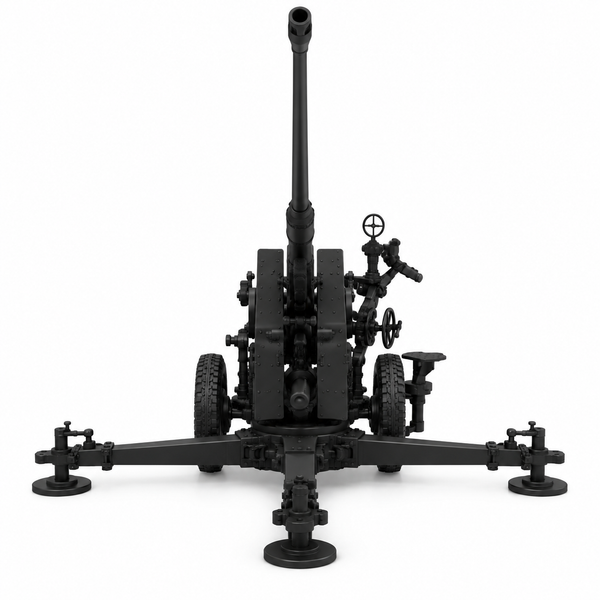 SSMODEL 1/72 1/144 AA-gun 2cm Flak30 on wheels on cross Gunner Resin KIT TSS1447
