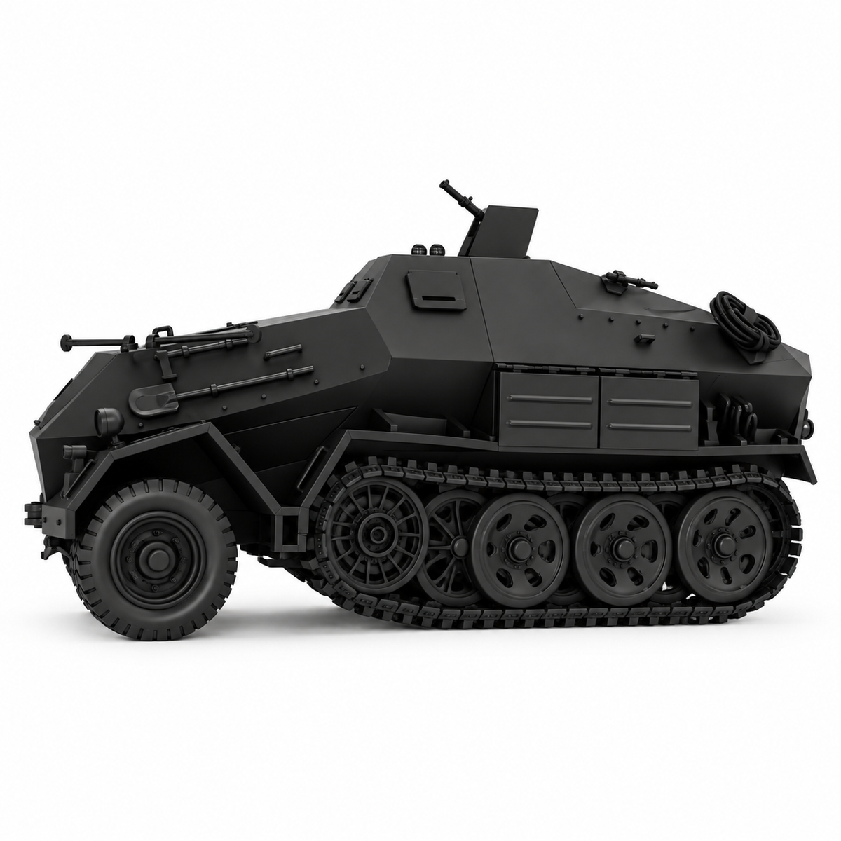 SSMODEL 1/72 1/144 Half-track Sd.Kfz.8 DB10 Gepanzerte 12t Resin MODEL TSS0945 — detail view 4