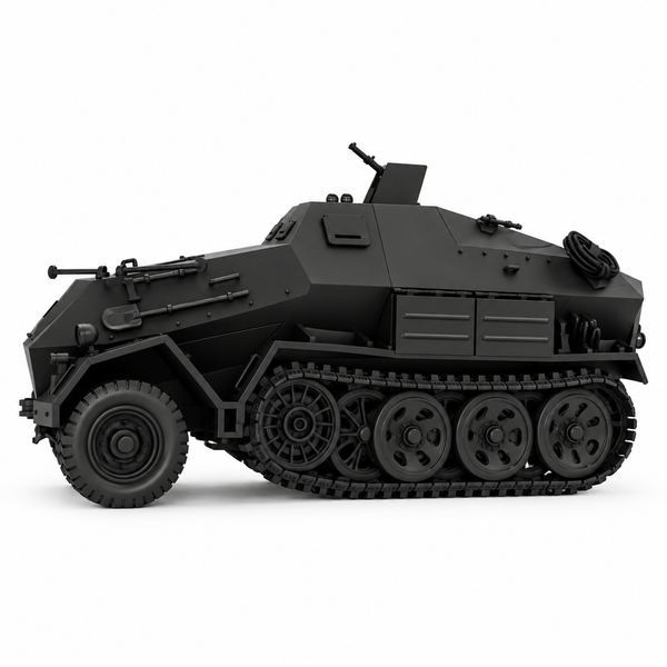 SSMODEL 1/72 1/144 Half-track Sd.Kfz.8 DB10 Gepanzerte 12t Resin MODEL TSS0945