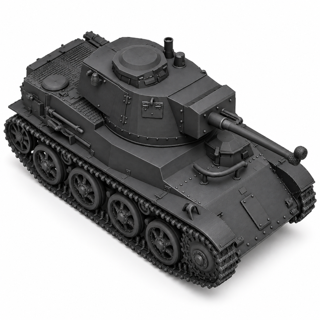 SSMODEL 1/72 1/144 Multi Scale Toldi III tank Resin Model Kit TSS0197