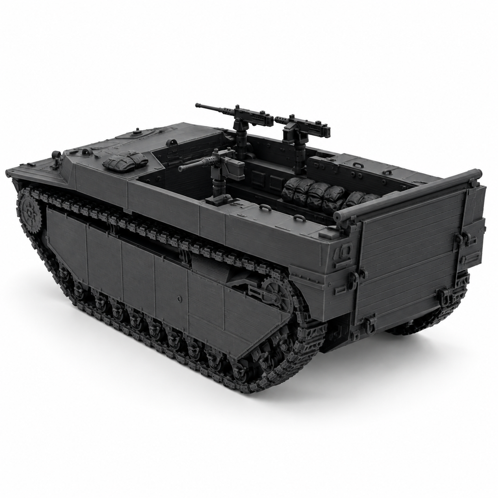 SSMODEL 1/72 1/144 LVT-4 Water Buffalo Amphibious US WW2 Resin Model Kit TSS0870