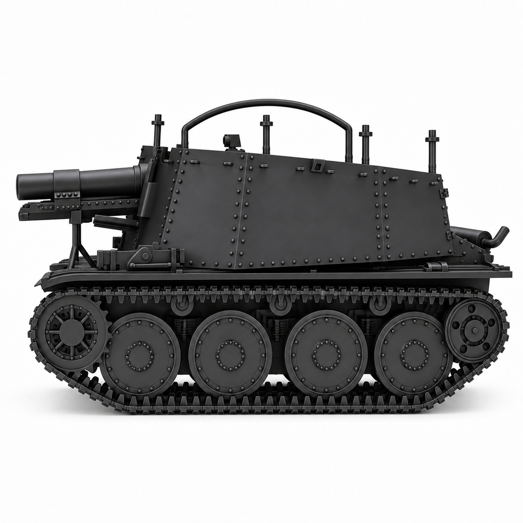 SSMODEL 1/72 1/144 sIG 33 auf Panzer 38t Ausf.H Grille Tank MODEL kit TSS1341