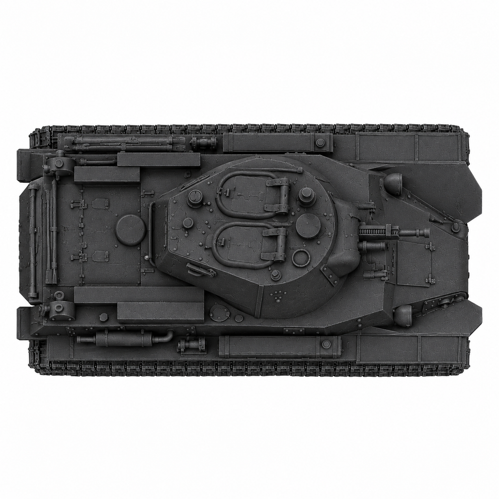 SSMODEL 1/72 1/144 Multi Scale BT-10R Soviet fictional recon tank Model TSS0157
