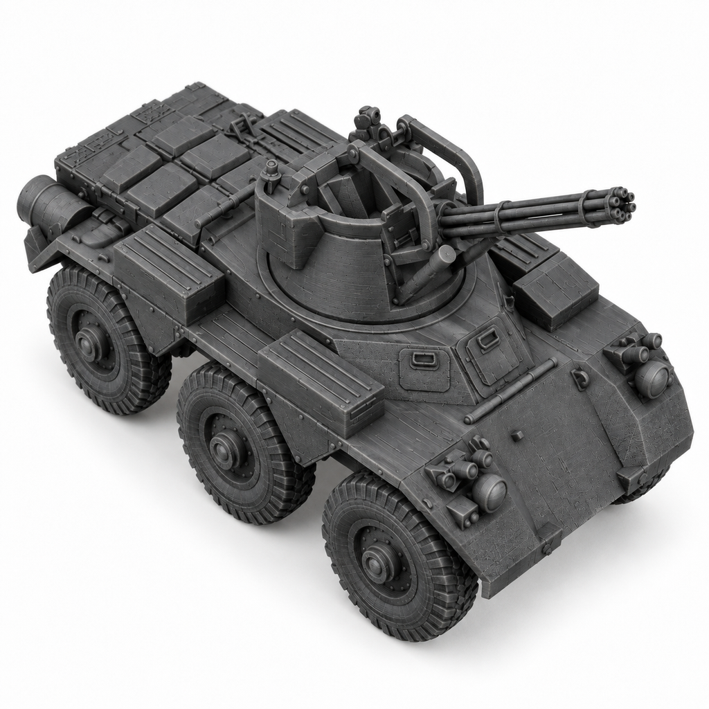 SSMODEL 1/72 1/144 Multi Scale Saladin VASD UK mobile AA-gun tank MODEL TSS0475