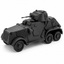 SSMODEL 1/72 1/144 WWII Swedish L-180 Pansarbil m/41 Armored Car Model TSS1275
