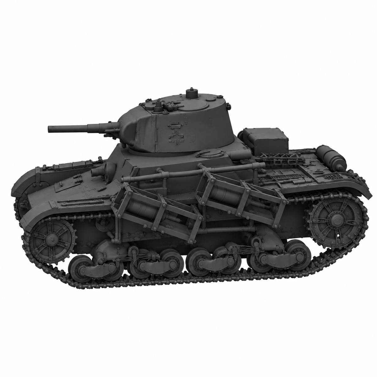 SSMODEL 1/72 1/144 Multi Scale PzKpfw 740r German fictional light Model TSS0051 — detail view 2