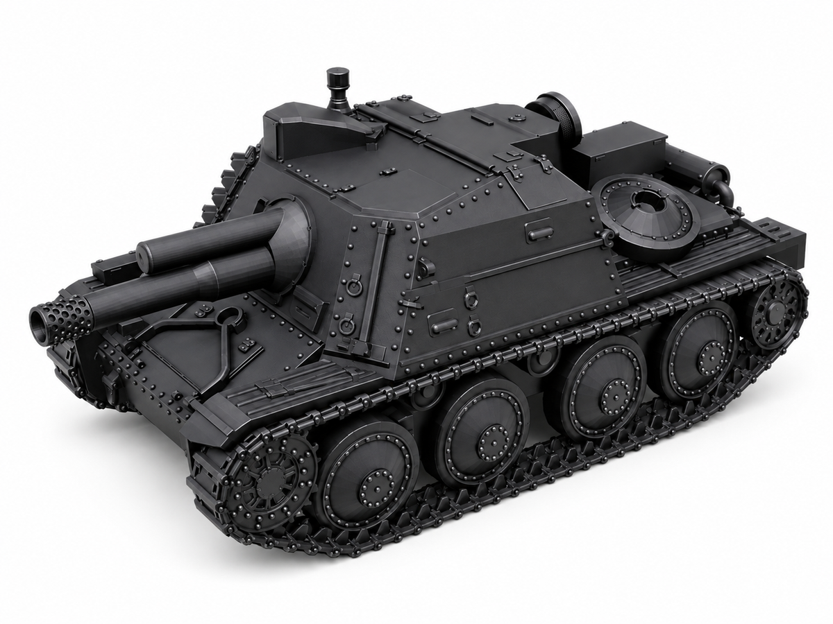 SSMODEL 1/72 1/144 Multi Scale Sav m43 tank Resin Model Kit TSS0282 — detail view 8