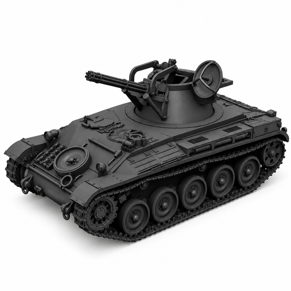 SSMODEL 1/72 1/144 Multi Scale AMX13 DCA French Anti-Aircraft Tank MODEL TSS0393