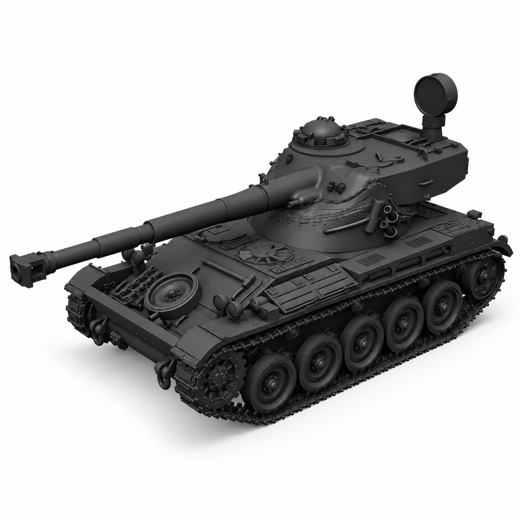 SSMODEL 1/72 1/144 Multi Scale ARL 44 French Postwar HeavyTank MODEL kit TSS0372