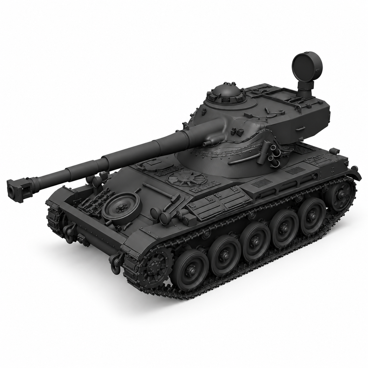 SSMODEL 1/72 1/144 Multi Scale ARL 44 French Postwar HeavyTank MODEL kit TSS0372 — detail view 5