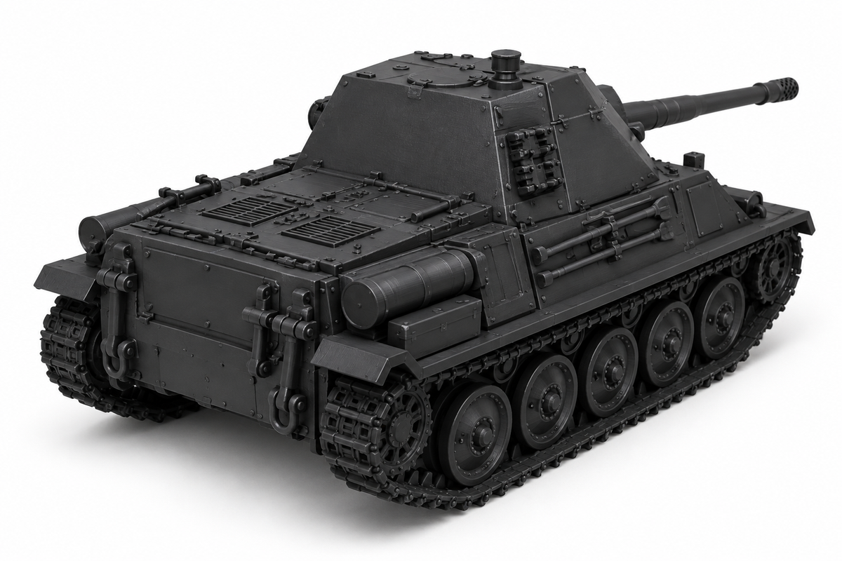 SSMODEL 1/72 1/144 Multi Scale Sav m43 tank Resin Model Kit TSS0282 — detail view 2