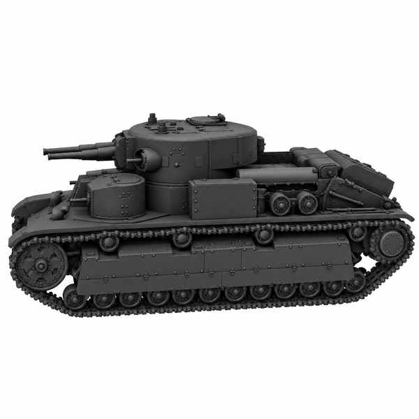 SSMODEL 1/72 1/144 Multi Scale T-28 Soviet Medium Tank MODEL kit TSS0017