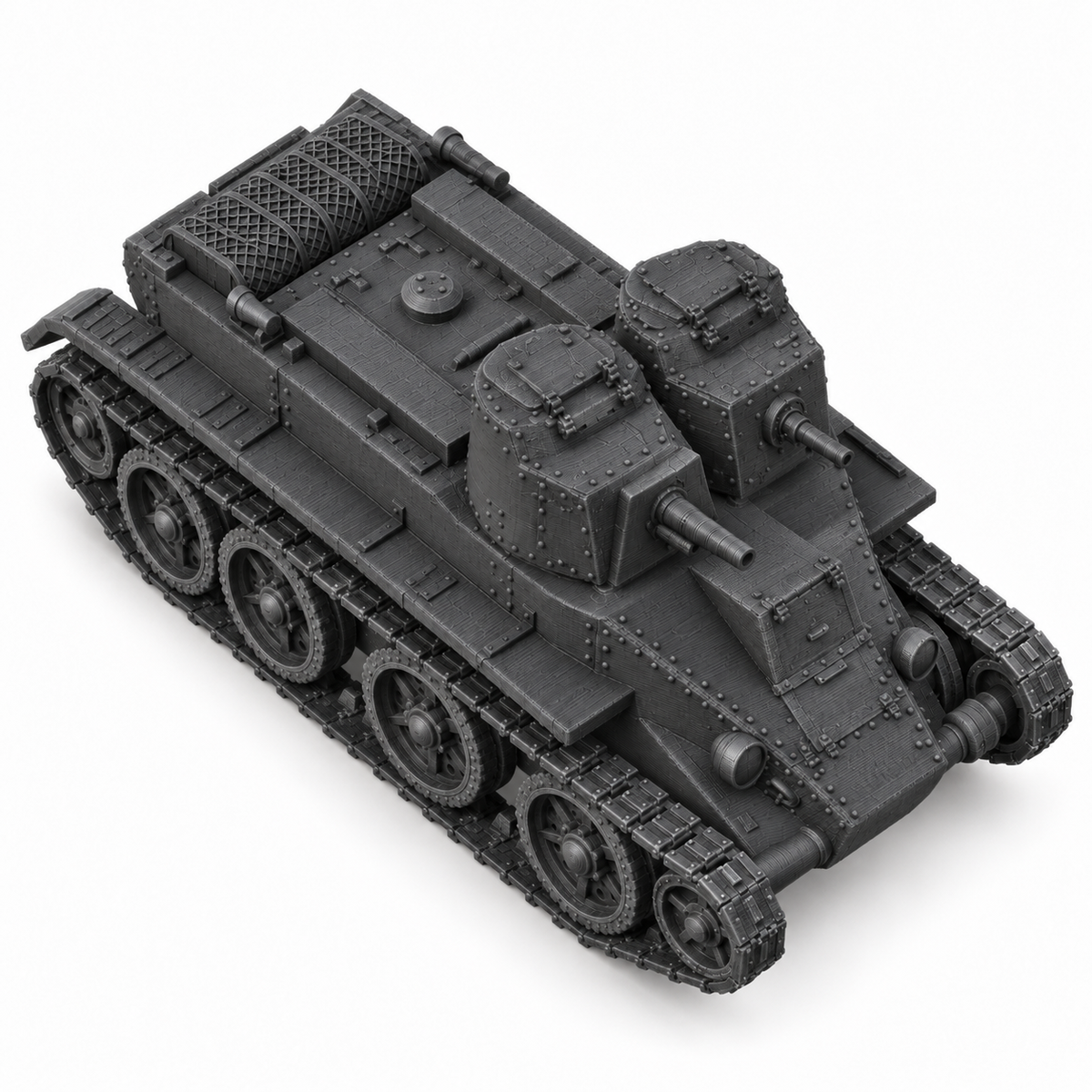 SSMODEL1/72 1/144 Multi Scale  BT-4 Soviet fictional light tank MODEL TSS0489 — detail view 13