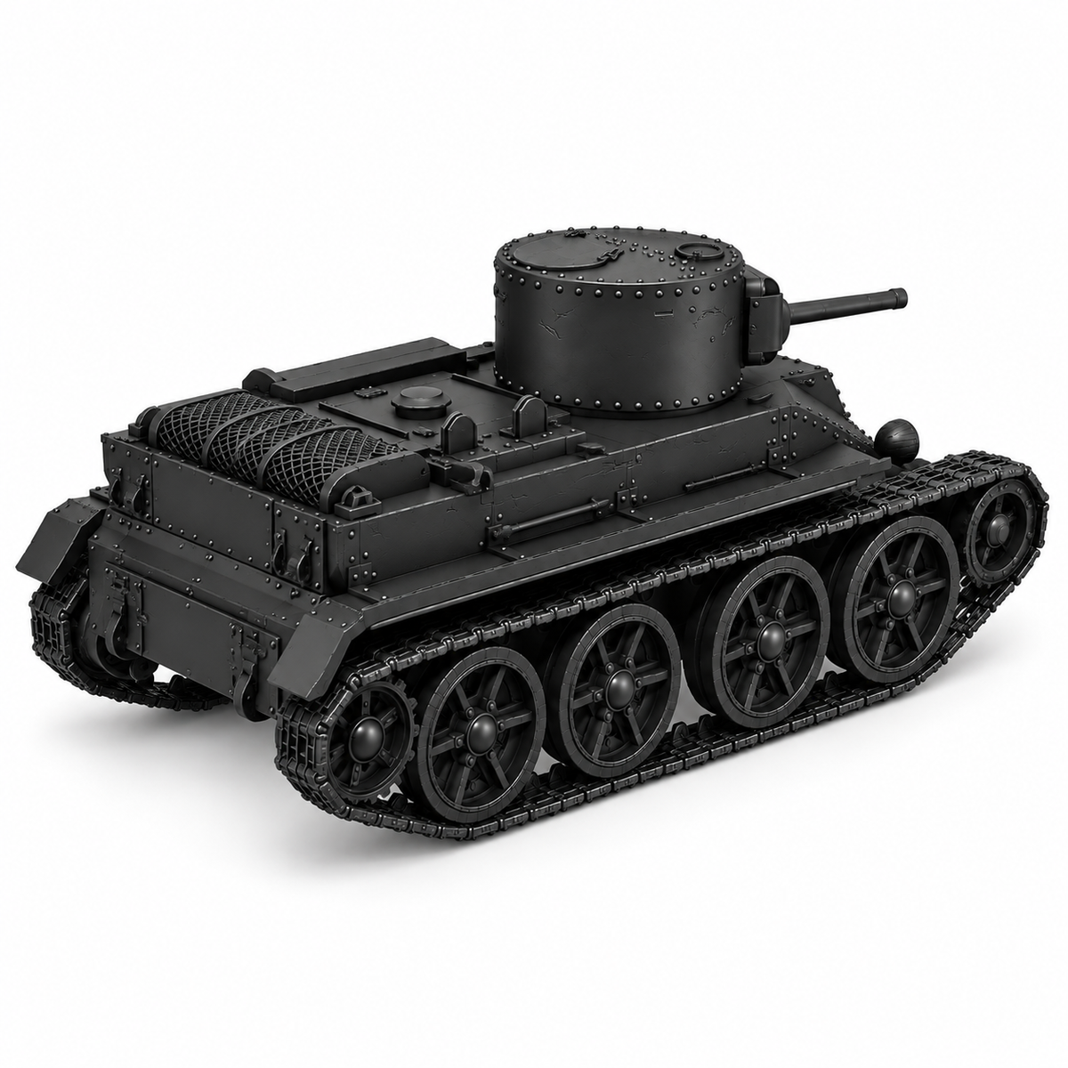 SSMODEL1/72 1/144 Multi Scale IS-7 Tank Resin Model Kit TSS0563 — detail view 4