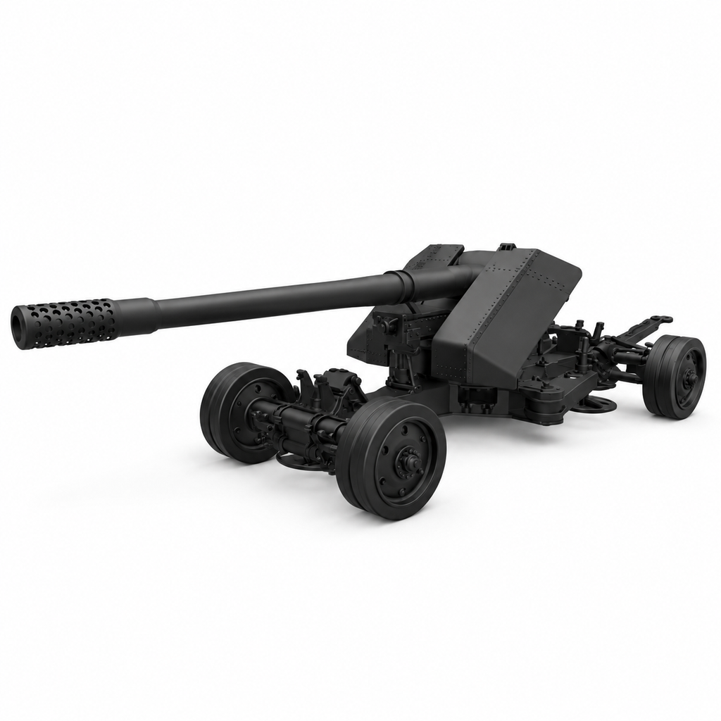 SSMODEL 1/72 1/144 Multi Scale 128mm anti-tank Pak 44 Resin MODEL KIT TSS1432