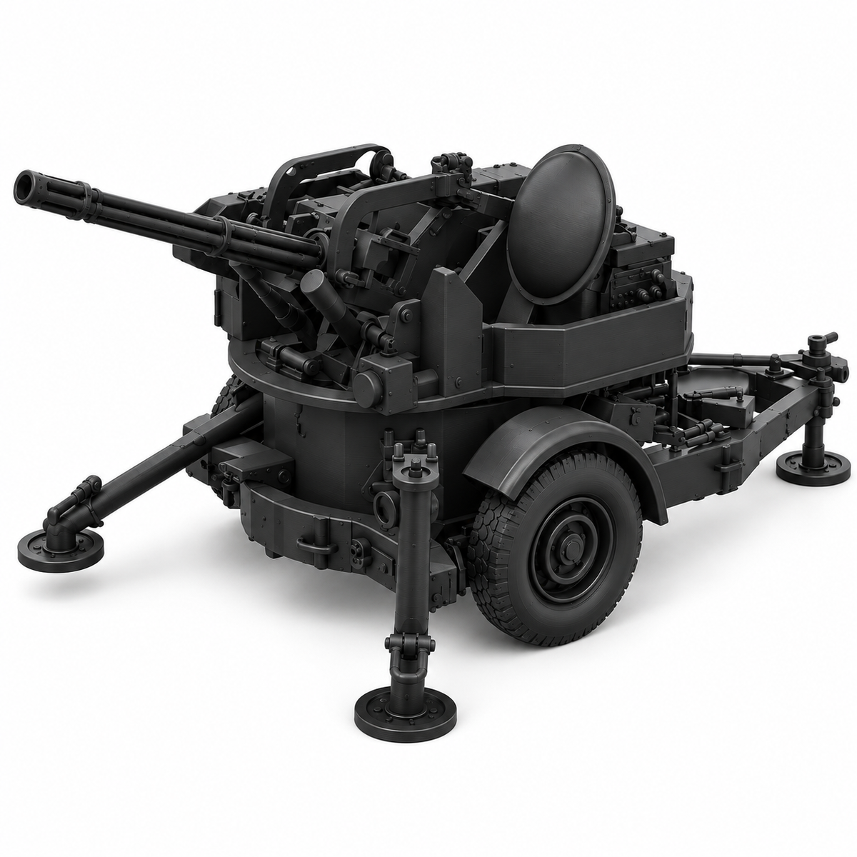 SSMODEL1/72 1/144 Multi-Scale M167 VADS Air Defense Tank Resin MODEL KIT TSS0231 — detail view 4
