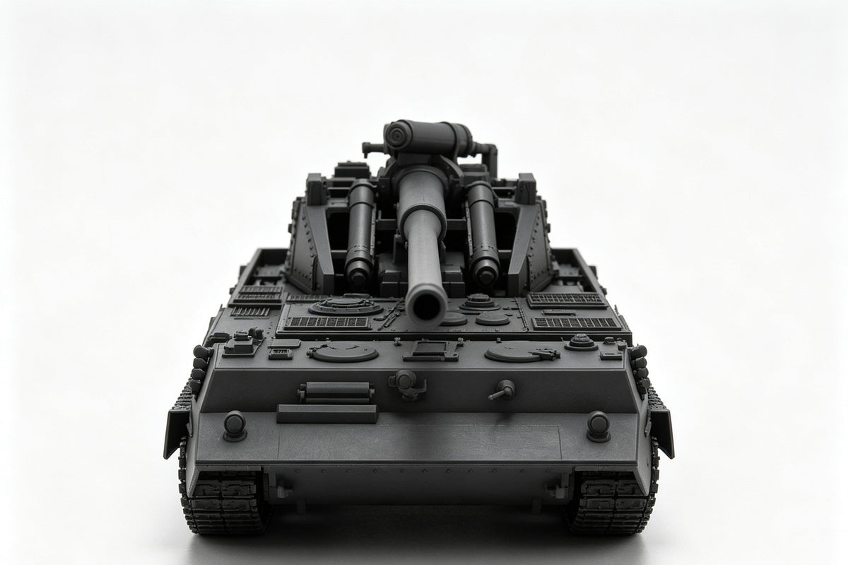 SSMODEL 1/72 1/144 VK 2.07 Pfingstrose 2S7 Pion German Resin Model Kit TSS0422 — detail view 2