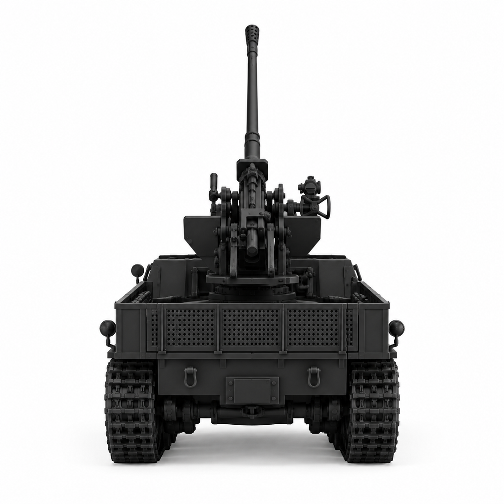 SSMODEL 1/72 1/144 Multi Scale 37mm FlaK 37 sWs Wehrmacht Schlepper KIT TSS1426