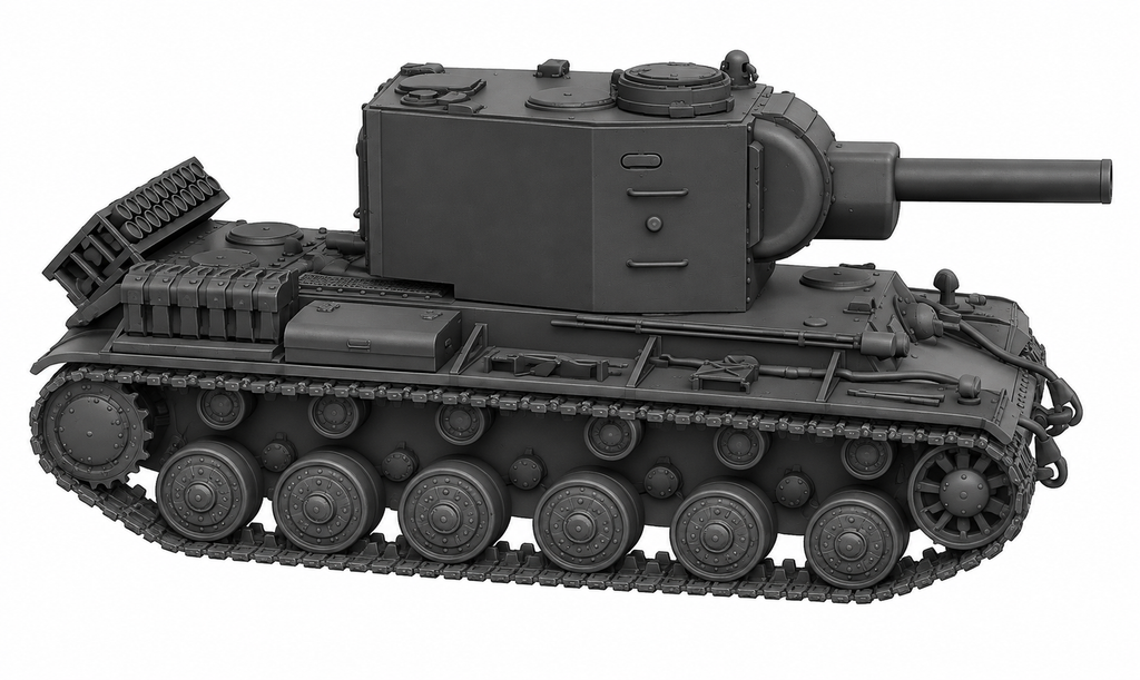 SSMODEL 1/72 1/144 Multi Scale Pz.Kpfw. KW II 754 (r) Tank MODEL kit TSS0136