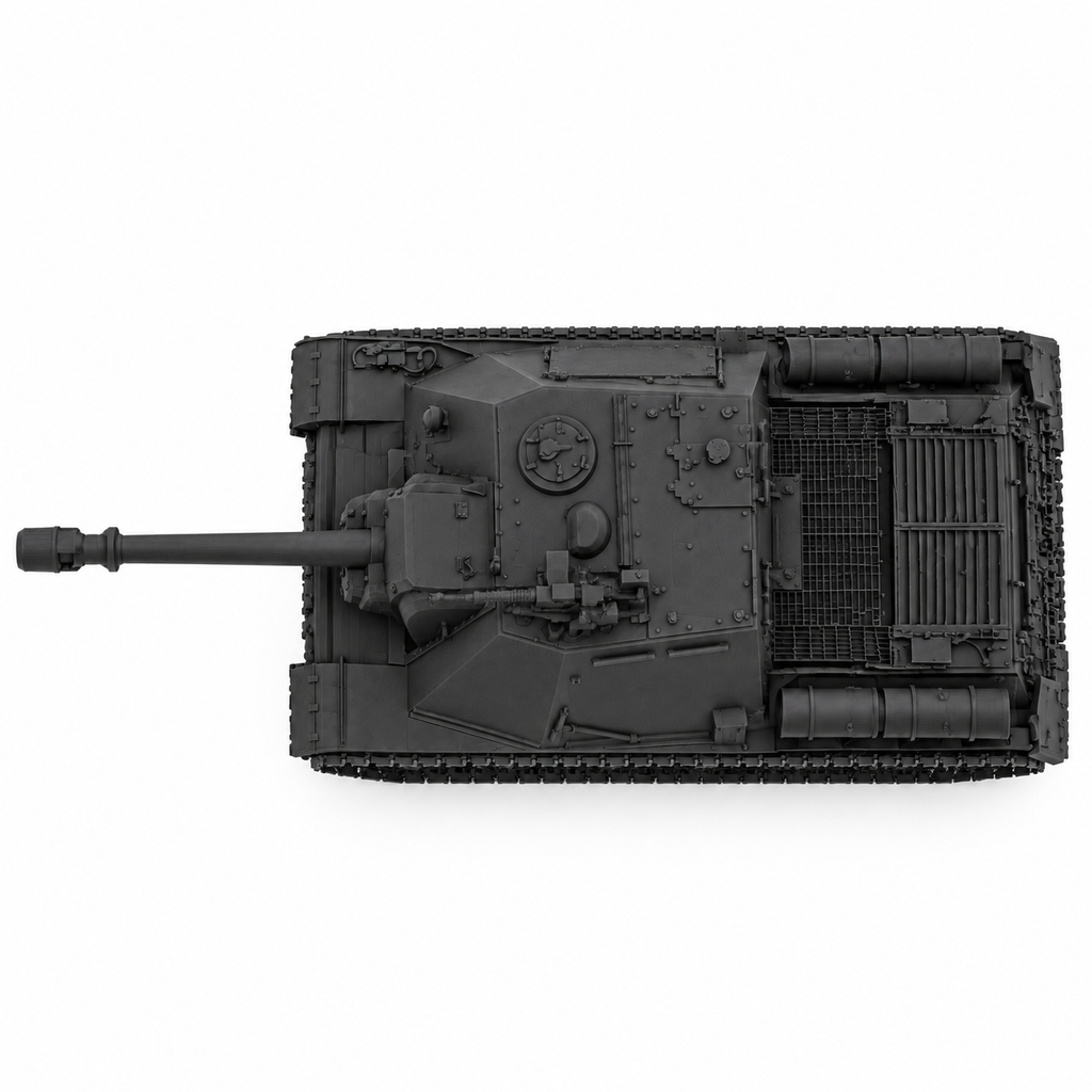 SSMODEL 1/72 1/144 Multi Scale ISU-152BM ISU-152-1 Tank Resin MODEL kit TSS0030