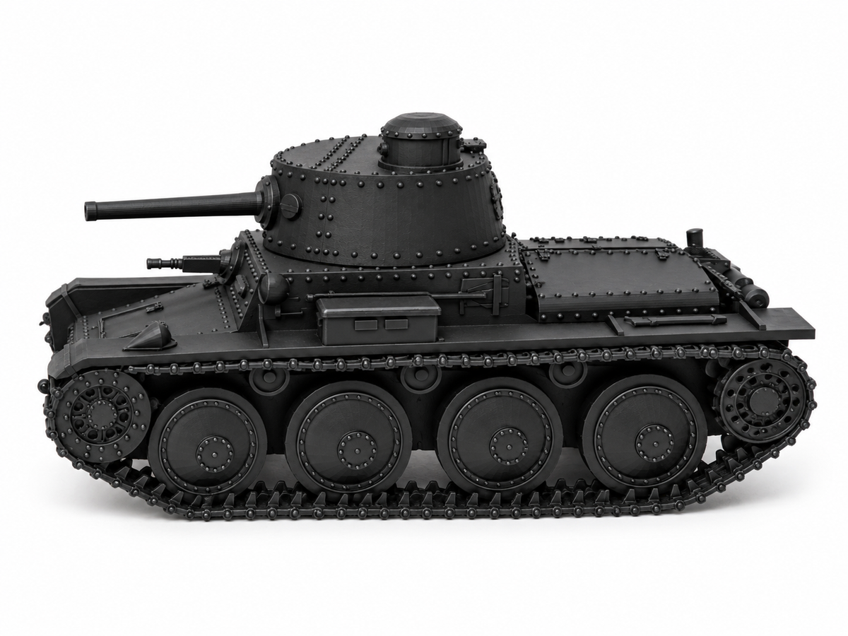 SSMODEL 1/72 1/144 Multi Scale TNH-P tank Resin Model Kit TSS0280 — detail view 2