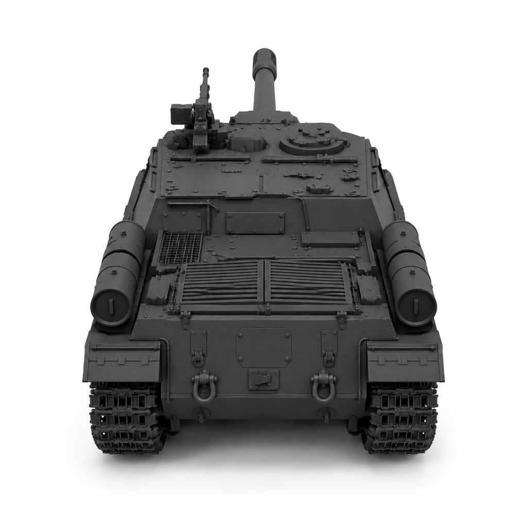 SSMODEL 1/72 1/144 Multi Scale ISU-152 Tank Resin MODEL kit TSS0034