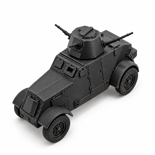 SSMODEL 1/72 1/144 WWII Polish Wz.29 Heavy Armored Car Resin Model Kit TSS1247