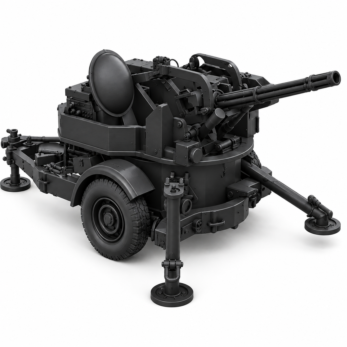 SSMODEL1/72 1/144 Multi-Scale M167 VADS Air Defense Tank Resin MODEL KIT TSS0231 — detail view 9